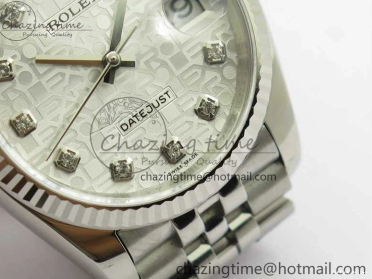 0416 Datejust 36mm 116234 904L SS DJF 1:1 Best Edition Silver Dial Diam Markers On SS Jubilee Bracelet A MoistureWicking 2931